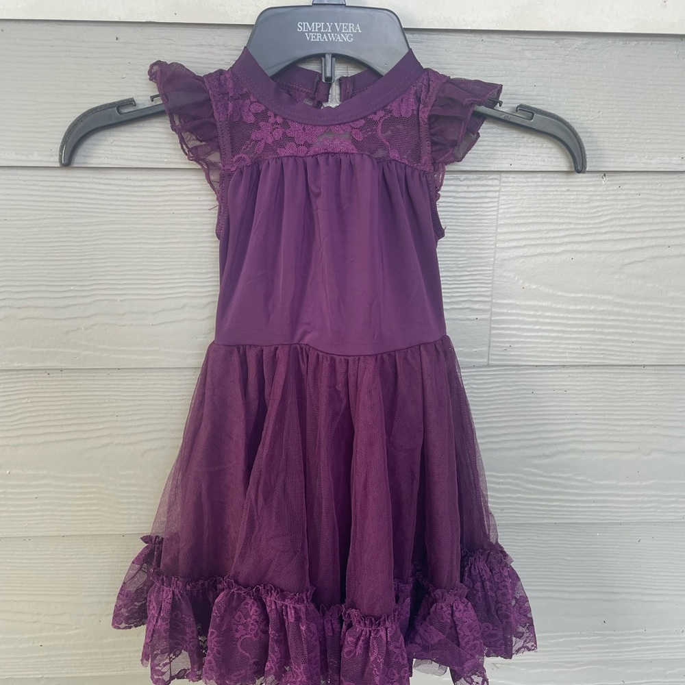 Weissman Plum Lace Dance Costume